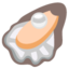 OYSTER emoji in Google's design style - Unicode 1F9AA