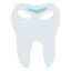 TOOTH emoji in Google's design style - Unicode 1F9B7