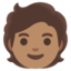 ADULT emoji with medium skin tone skin tone