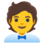 OFFICE WORKER emoji in Google's design style - Unicode 1F9D1-200D-1F4BC