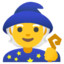 MAGE emoji in Google's design style - Unicode 1F9D9