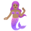 MERMAID emoji with medium skin tone skin tone