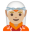 ELF emoji with medium-light skin tone skin tone