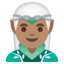 MAN ELF emoji with medium skin tone skin tone