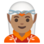 ELF emoji with medium skin tone skin tone