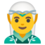 MAN ELF emoji in Google's design style - Unicode 1F9DD-200D-2642-FE0F