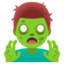 MAN ZOMBIE emoji in Google's design style - Unicode 1F9DF-200D-2642-FE0F