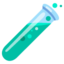 TEST TUBE emoji in Google's design style - Unicode 1F9EA