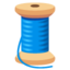 SPOOL OF THREAD emoji in Google's design style - Unicode 1F9F5