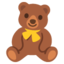 TEDDY BEAR emoji in Google's design style - Unicode 1F9F8