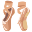 BALLET SHOES emoji in Google's design style - Unicode 1FA70