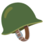 MILITARY HELMET emoji in Google's design style - Unicode 1FA96