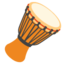 LONG DRUM emoji in Google's design style - Unicode 1FA98