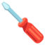 SCREWDRIVER emoji in Google's design style - Unicode 1FA9B