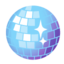 MIRROR BALL emoji in Google's design style - Unicode 1FAA9