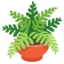 POTTED PLANT emoji in Google's design style - Unicode 1FAB4