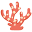 CORAL emoji in Google's design style - Unicode 1FAB8