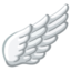 WING emoji in Google's design style - Unicode 1FABD