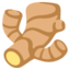 GINGER ROOT emoji in Google's design style - Unicode 1FADA