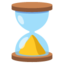 HOURGLASS emoji in Google's design style - Unicode 231B