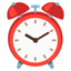 ALARM CLOCK emoji in Google's design style - Unicode 23F0