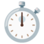 STOPWATCH emoji in Google's design style - Unicode 23F1-FE0F