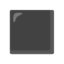 BLACK MEDIUM SQUARE emoji in Google's design style - Unicode 25FC-FE0F