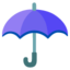 UMBRELLA emoji in Google's design style - Unicode 2602-FE0F