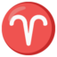 ARIES emoji in Google's design style - Unicode 2648