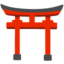 SHINTO SHRINE emoji in Google's design style - Unicode 26E9-FE0F