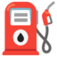 FUEL PUMP emoji in Google's design style - Unicode 26FD