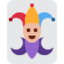 PLAYING CARD BLACK JOKER emoji in Twitter's design style - Unicode 1F0CF