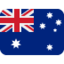 Australia Flag emoji in Twitter's design style - Unicode 1F1E6-1F1FA