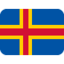 Åland Islands Flag emoji in Twitter's design style - Unicode 1F1E6-1F1FD