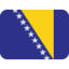 Bosnia & Herzegovina Flag emoji in Twitter's design style - Unicode 1F1E7-1F1E6