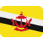 Brunei Flag emoji in Twitter's design style - Unicode 1F1E7-1F1F3