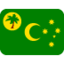 Cocos (Keeling) Islands Flag emoji in Twitter's design style - Unicode 1F1E8-1F1E8