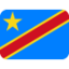 Congo - Kinshasa Flag emoji in Twitter's design style - Unicode 1F1E8-1F1E9