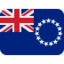 Cook Islands Flag emoji in Twitter's design style - Unicode 1F1E8-1F1F0