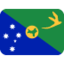 Christmas Island Flag emoji in Twitter's design style - Unicode 1F1E8-1F1FD