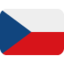 Czechia Flag emoji in Twitter's design style - Unicode 1F1E8-1F1FF