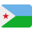 Djibouti Flag emoji in Twitter's design style - Unicode 1F1E9-1F1EF