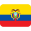 Ecuador Flag emoji in Twitter's design style - Unicode 1F1EA-1F1E8