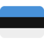 Estonia Flag emoji in Twitter's design style - Unicode 1F1EA-1F1EA