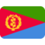 Eritrea Flag emoji in Twitter's design style - Unicode 1F1EA-1F1F7