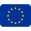 European Union Flag emoji in Twitter's design style - Unicode 1F1EA-1F1FA