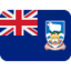 Falkland Islands Flag emoji in Twitter's design style - Unicode 1F1EB-1F1F0