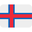 Faroe Islands Flag emoji in Twitter's design style - Unicode 1F1EB-1F1F4