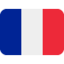 France Flag emoji in Twitter's design style - Unicode 1F1EB-1F1F7