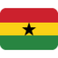 Ghana Flag emoji in Twitter's design style - Unicode 1F1EC-1F1ED